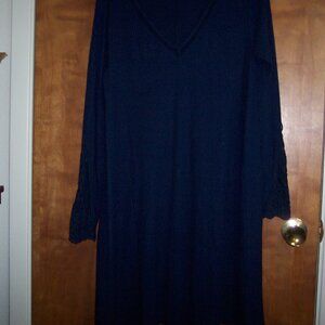 ALYA Dark Blue Dress Sweater dress